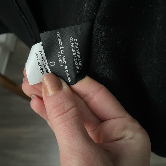 M0851 New Black Leather Jacket - Picture 4 of 8